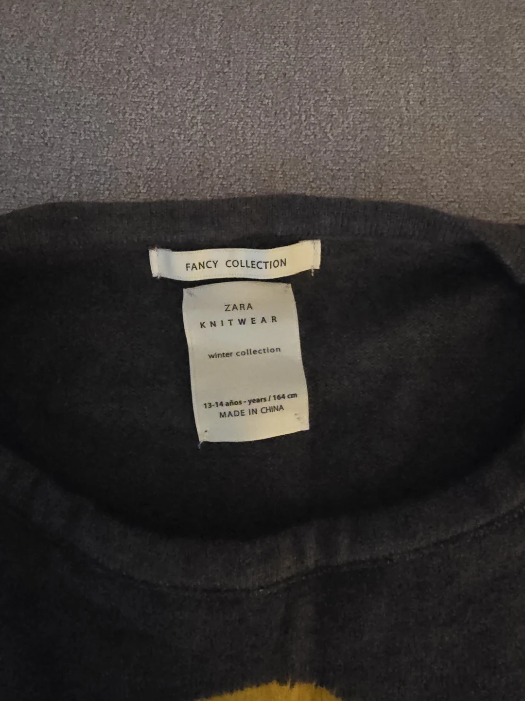 Zara Knitwear Grey Polka Dot Sweater - photo 2