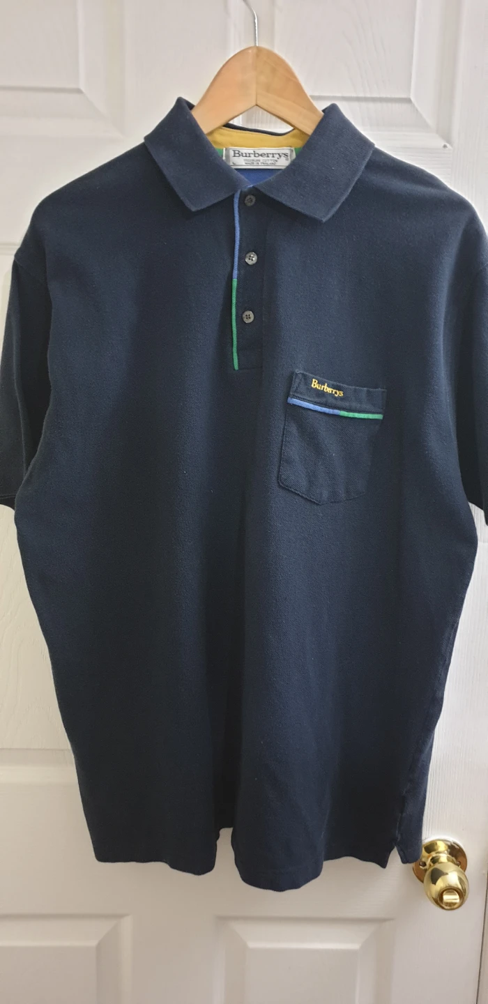 Burberry vintage cotton polo shirts