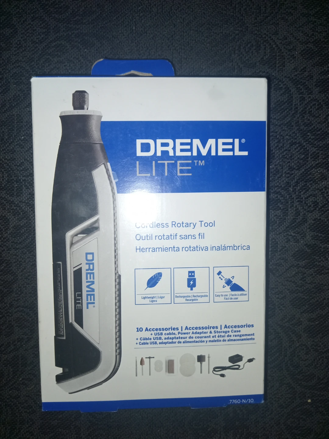Dremel Lite Cordless Rotary Tool with 10 Accessories