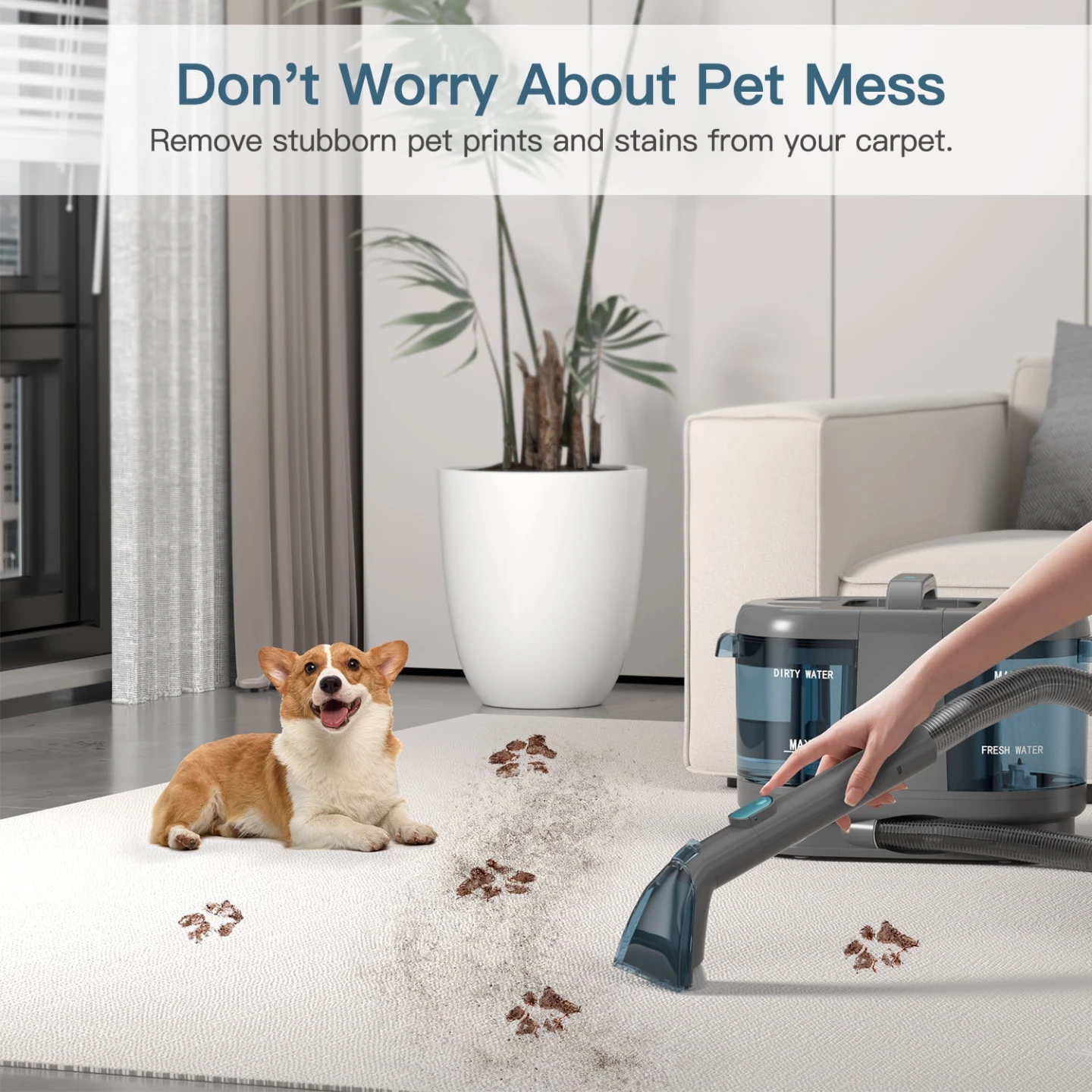PRETTYCARE Portable Carpet Cleaner - photo 4