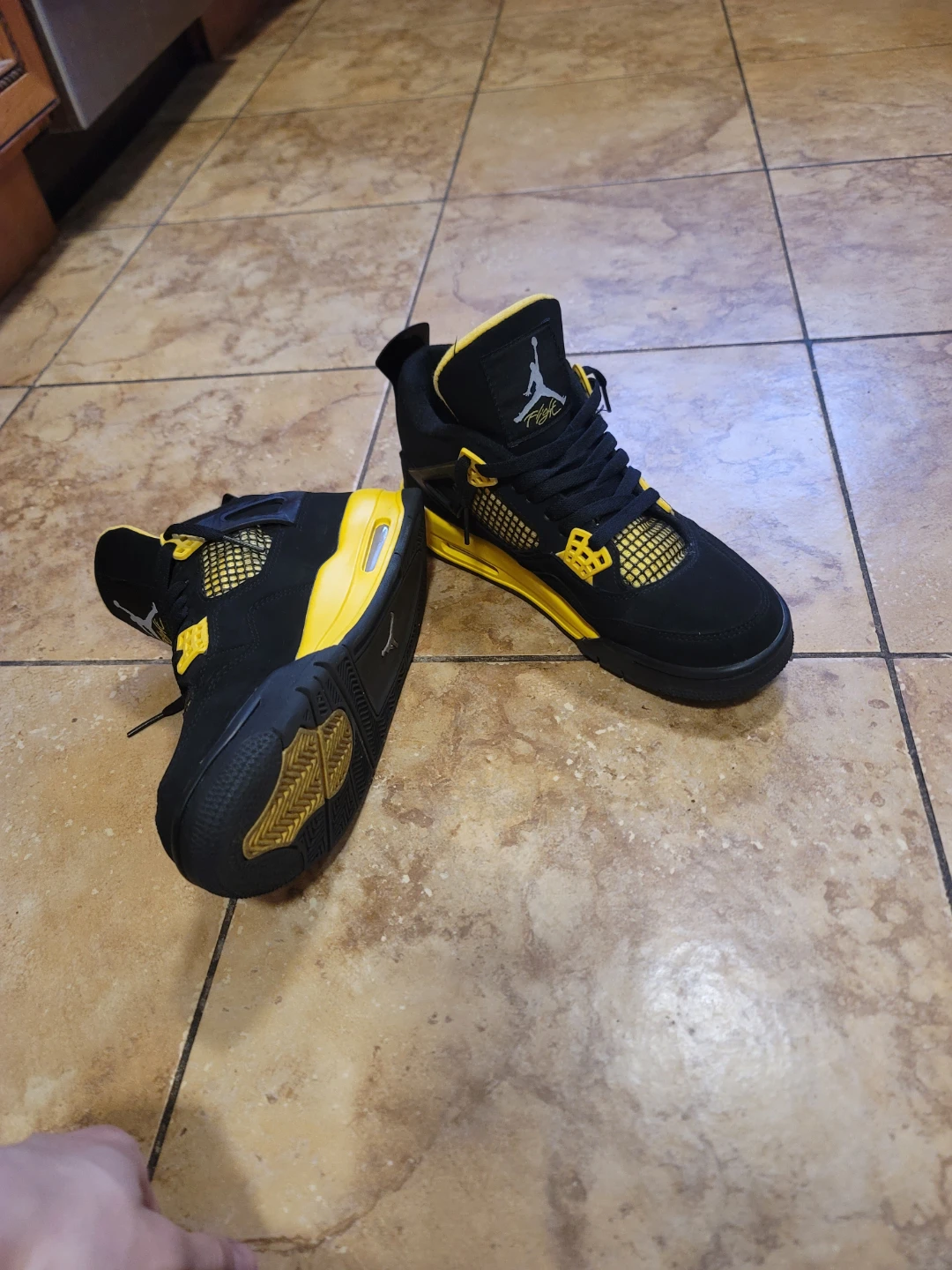 Air Jordan 4 Retro "Lightning" Mens Shoes - photo 2