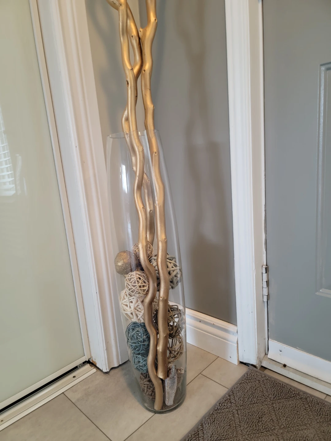 Decorative Vase with Branches and Orbs - photo 2