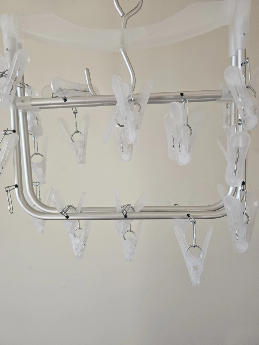 Clothes Drying Hanger with Clips - photo 2