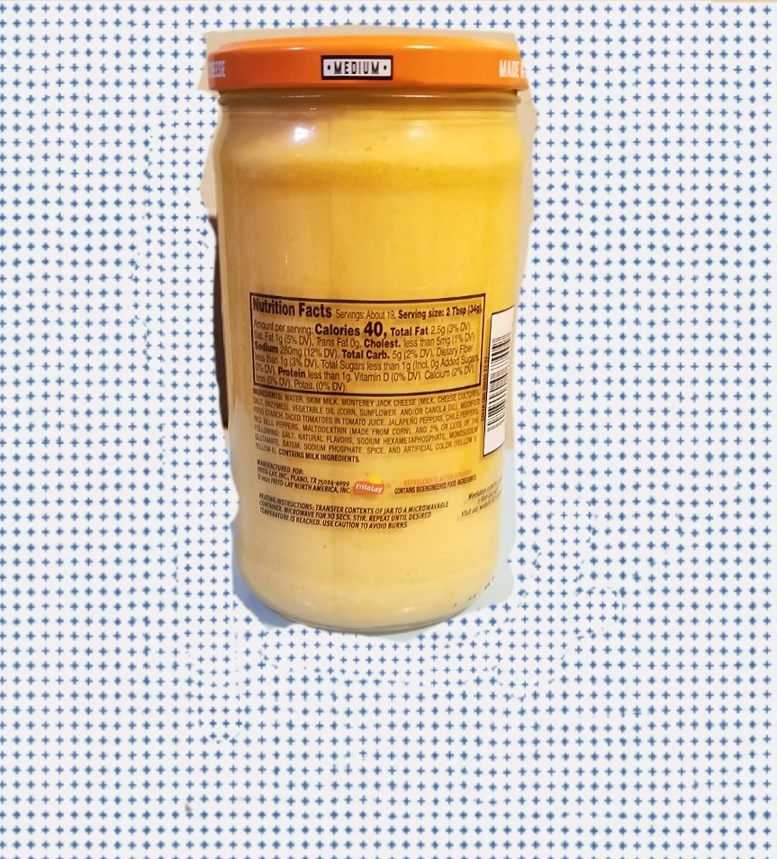 NEW Tostitos Medium Salsa Con Queso Dip, 23oz - photo 2