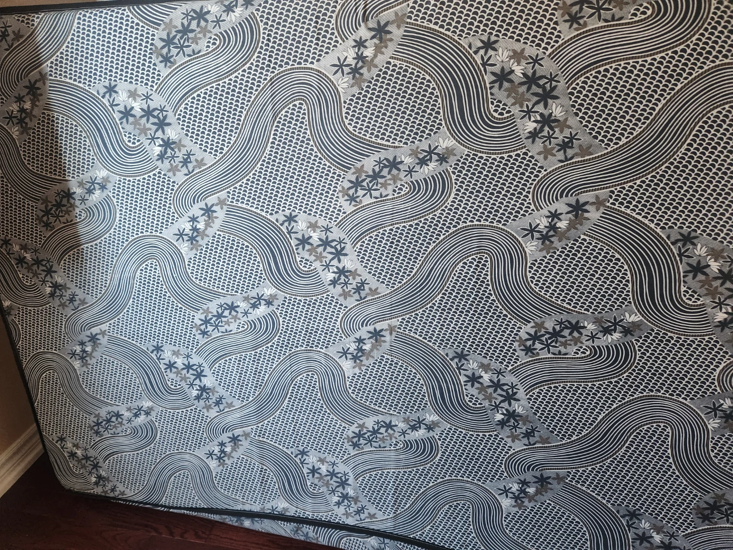 Floral Wave Pattern Mattress