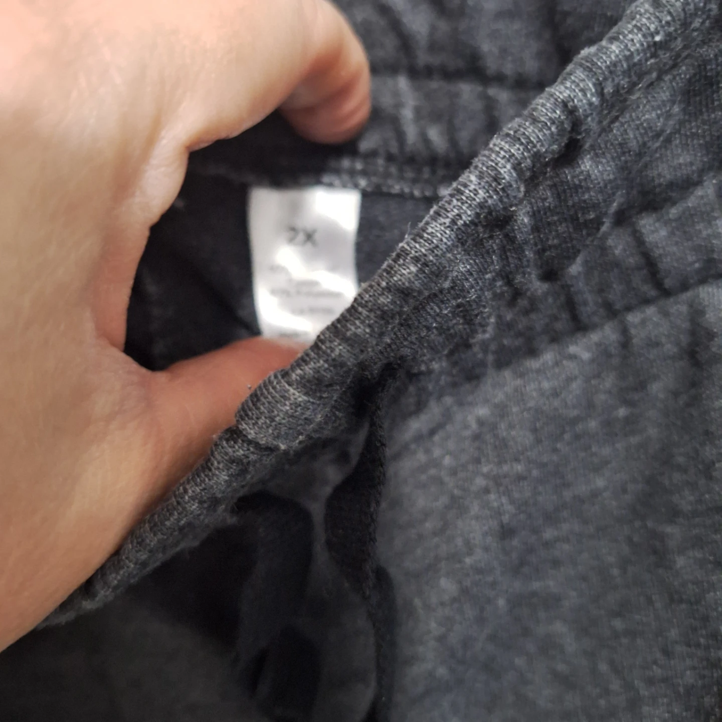 Dark Grey Sweat Shorts Size 2X - photo 4