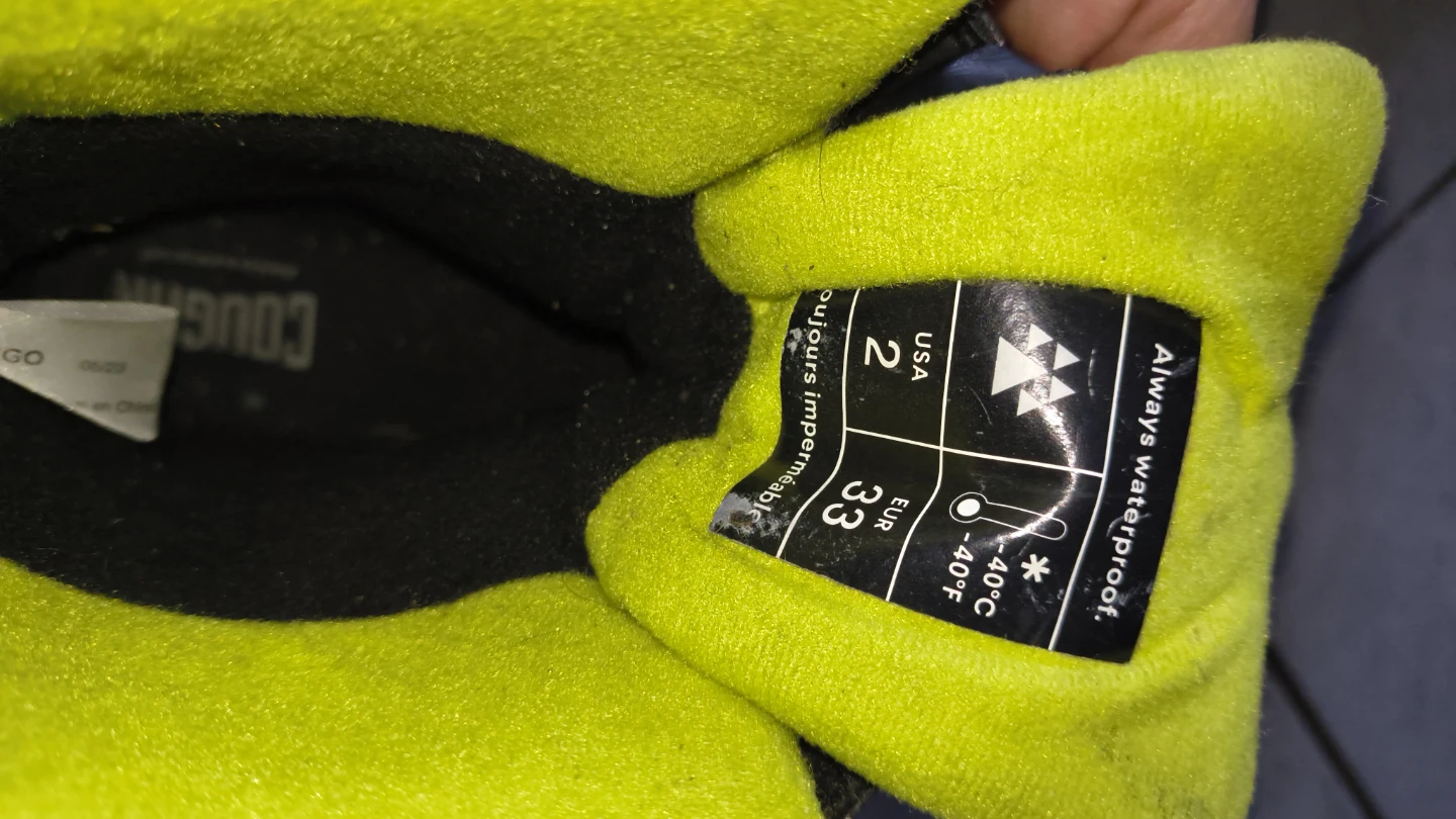 Cougar Kids Tango Waterproof Boots Size 2 - photo 3