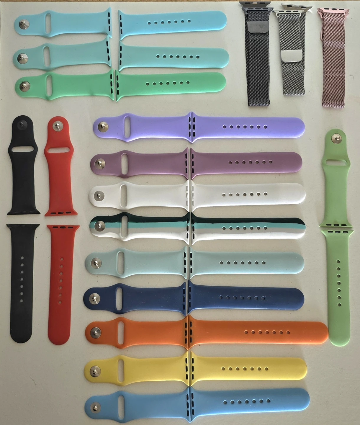 Assorted Apple Watch Bands - Multiple Colours
