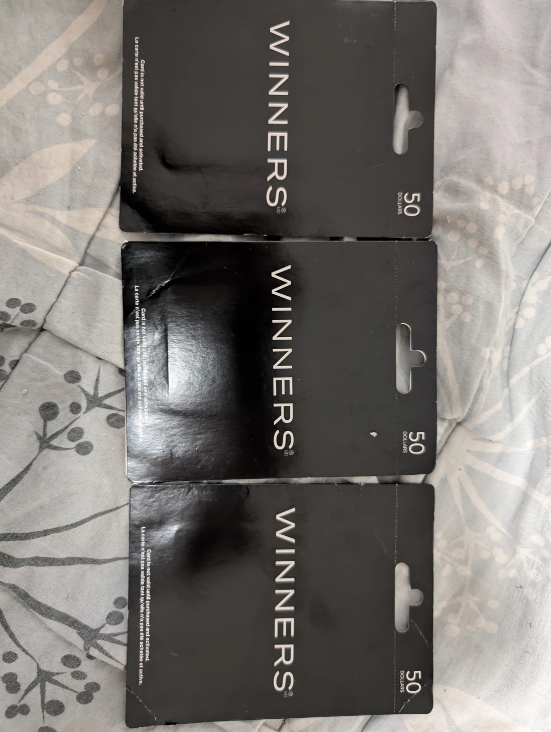 Winners Gift Cards - 3 x $50 - photo 2