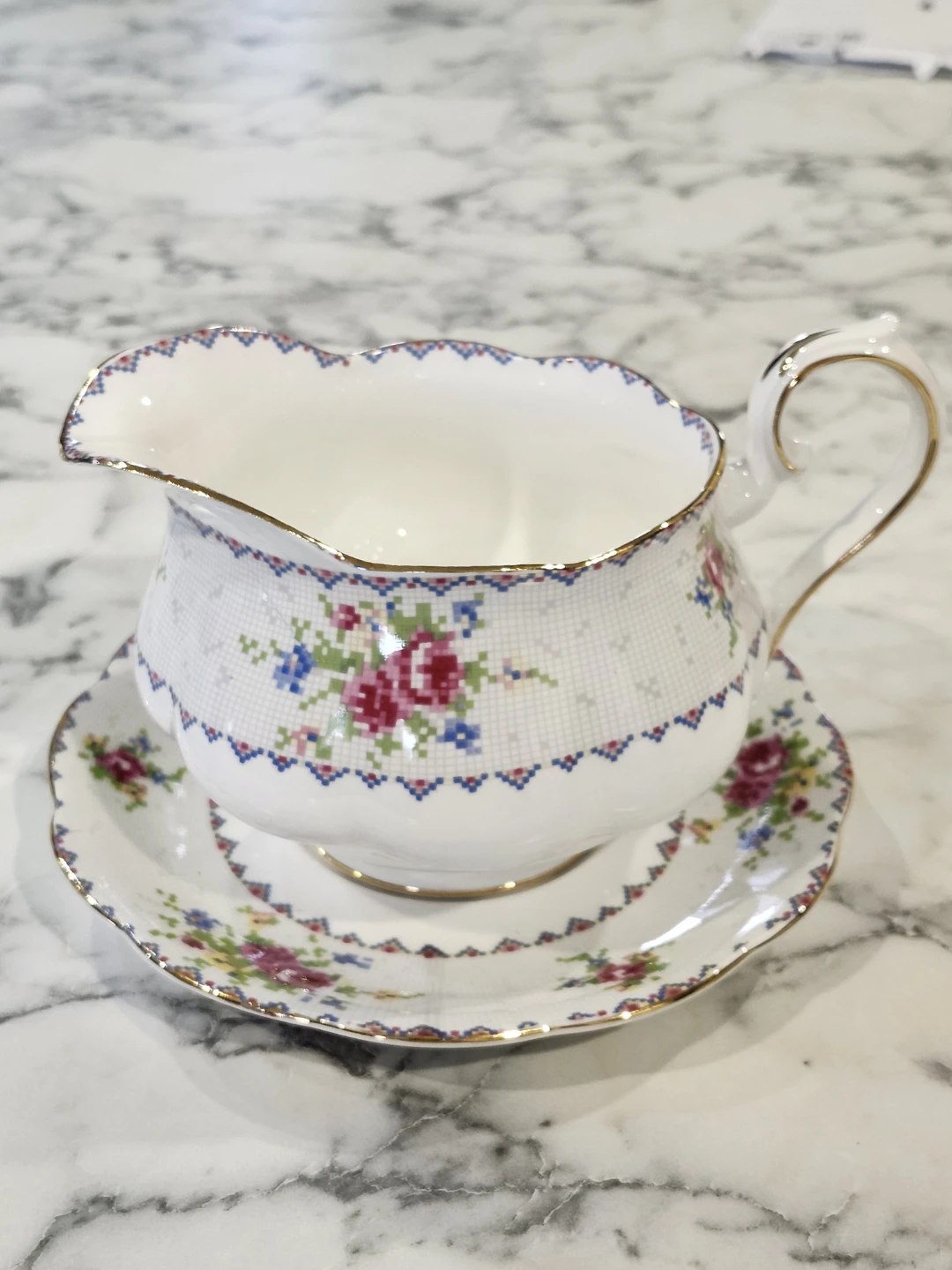 Petit Point Royal Doulton Accessory Dishes - photo 4