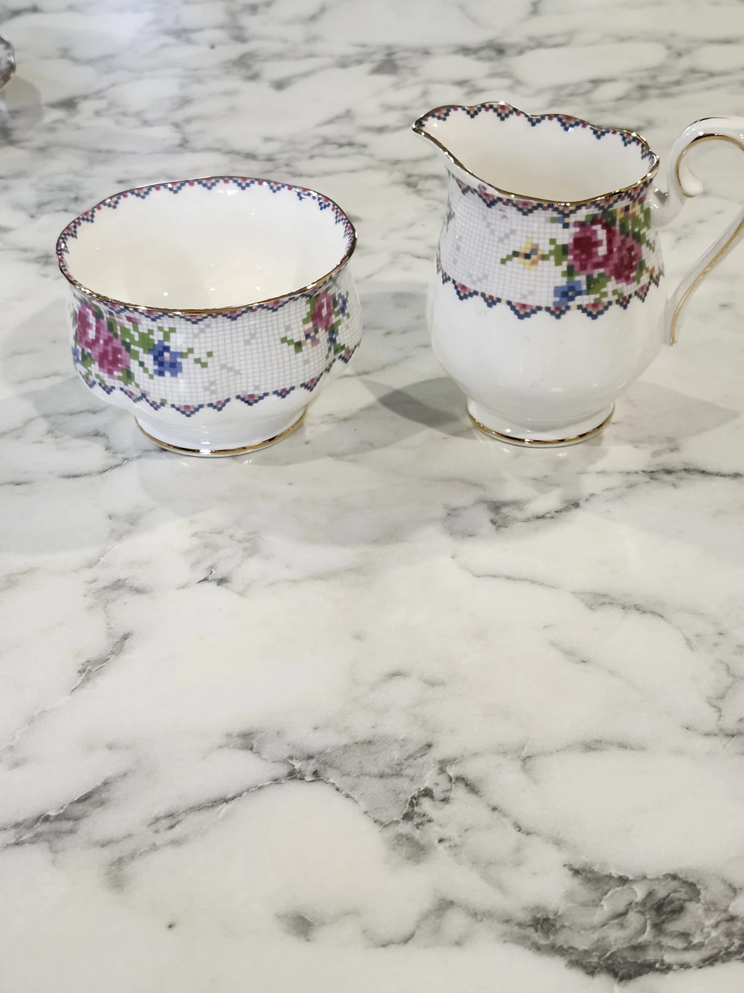 Petit Point Royal Doulton Accessory Dishes - photo 5