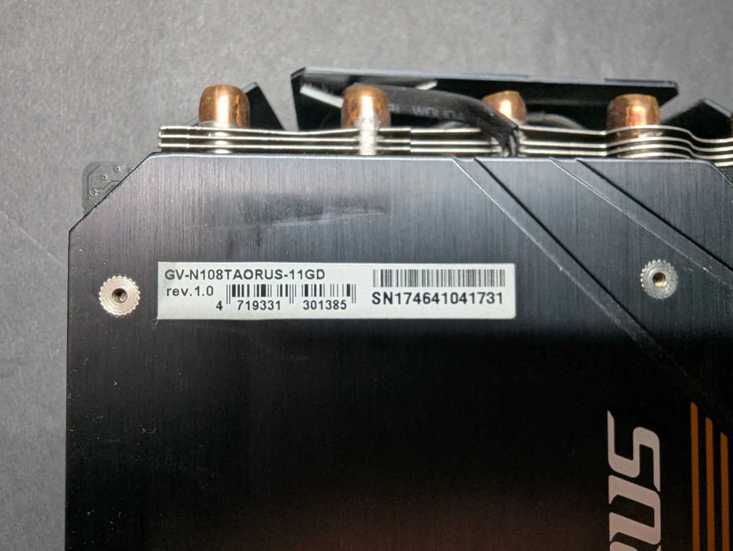 Gigabyte AORUS GeForce GTX 1080 Ti Graphics Card - photo 3