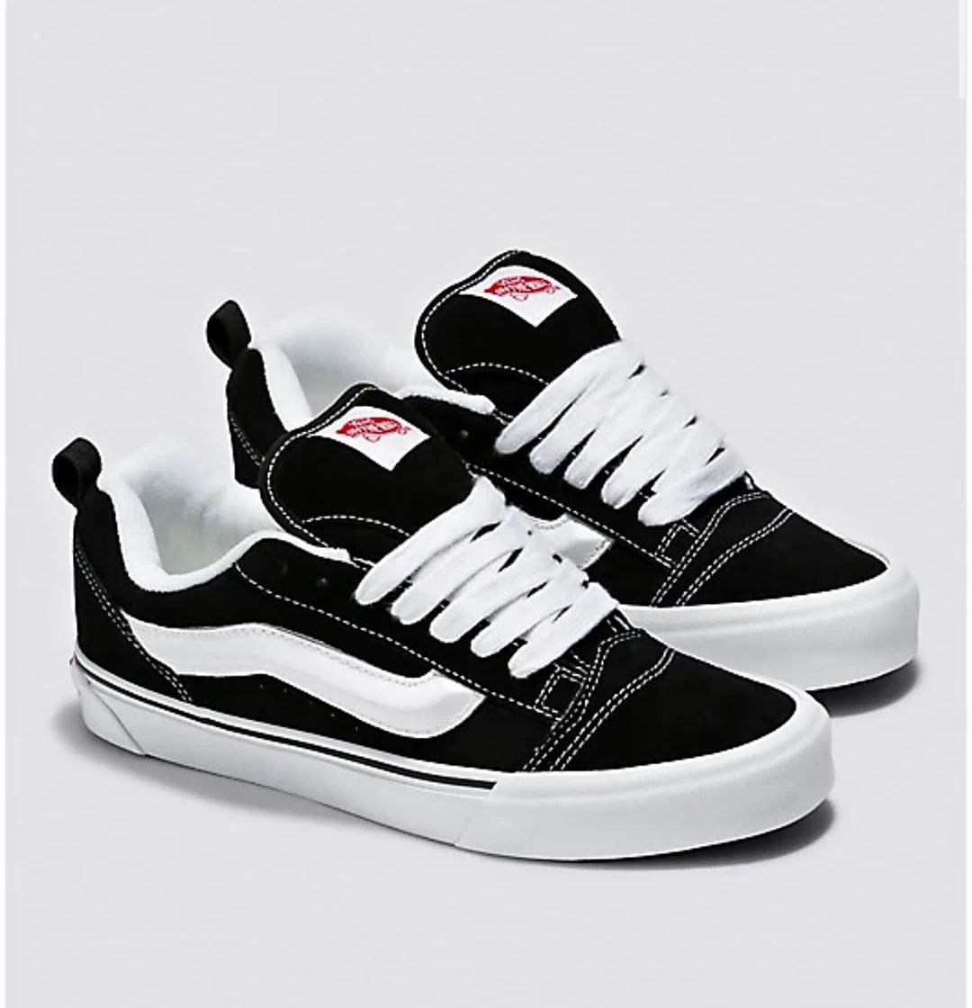 Vans Old Skool Black White Suede Shoes