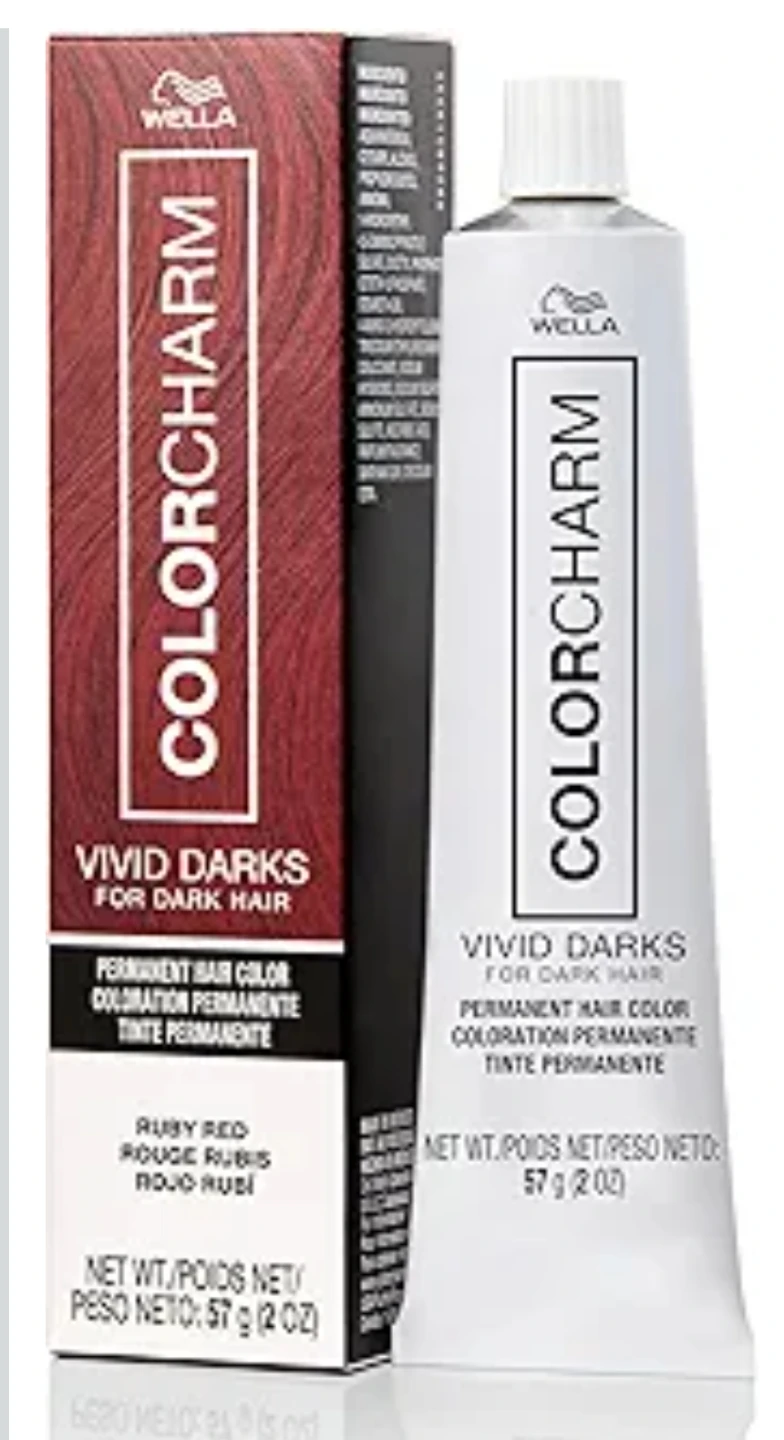 Wella Color Charm Vivid Darks Permanent Hair Color - Ruby Red