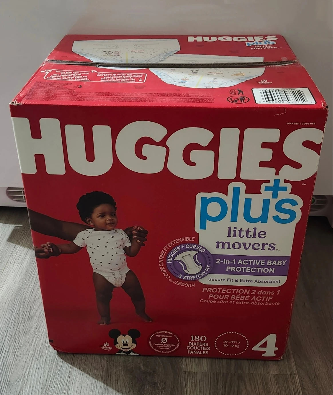 Huggies Plus Little Movers Diapers Size 4