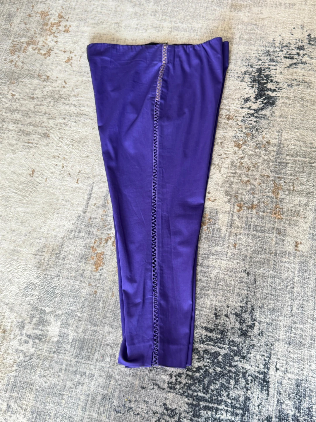 Alberta Ferretti Purple Capris