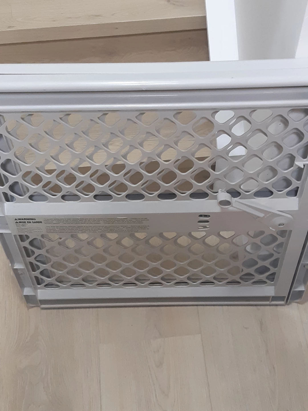White Baby Safety Gate
