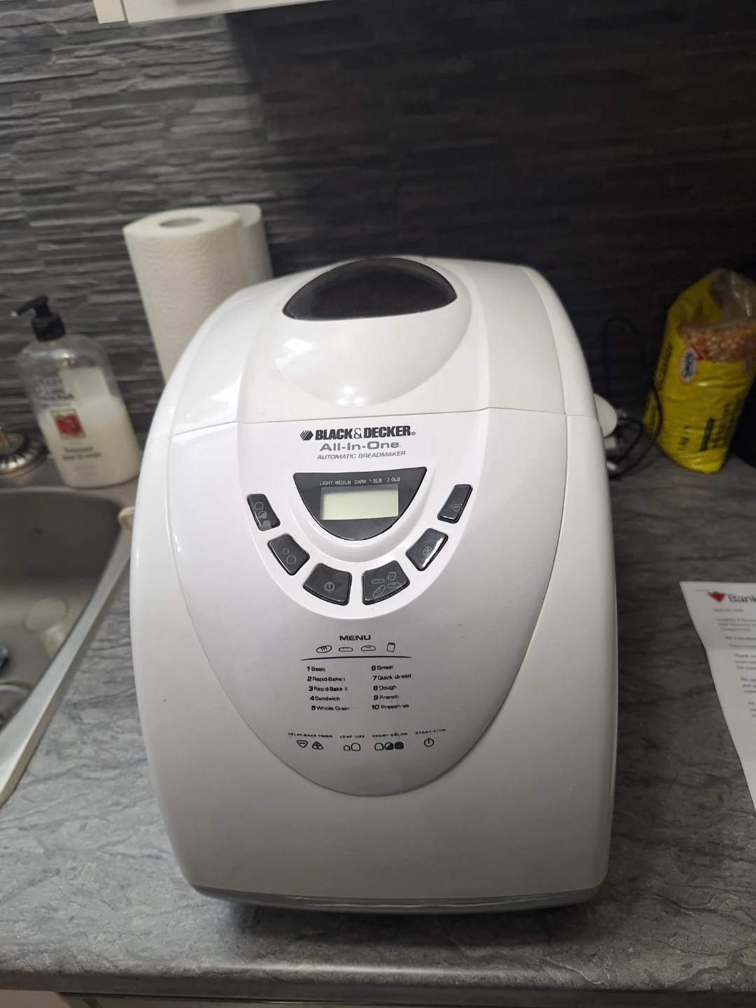 Black & Decker All-In-One Automatic Breadmaker