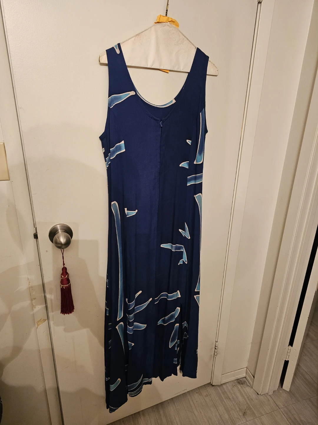 Bayou Wear Blue Sleeveless Dress Size M
