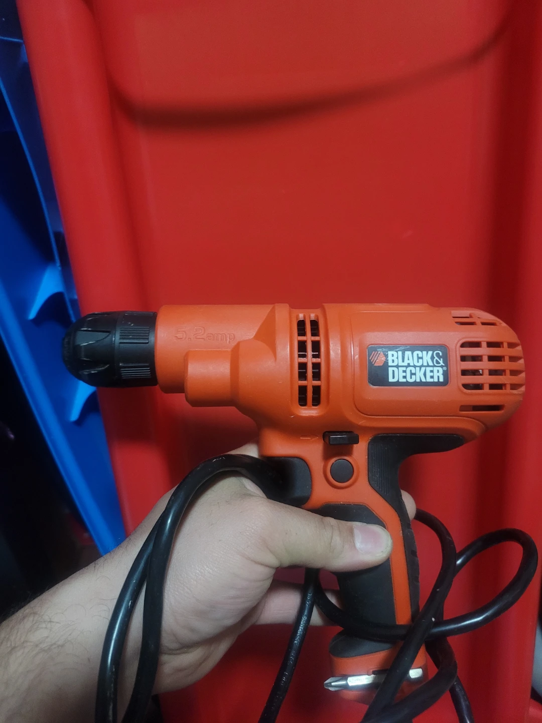 Black & Decker 5.2 Amp Corded Drill