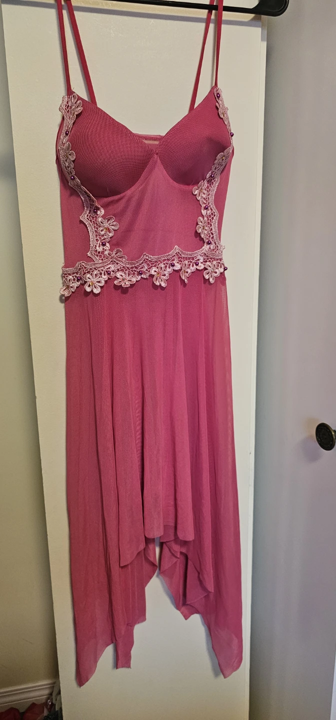 Pink Sheer Babydoll Lingerie - photo 2
