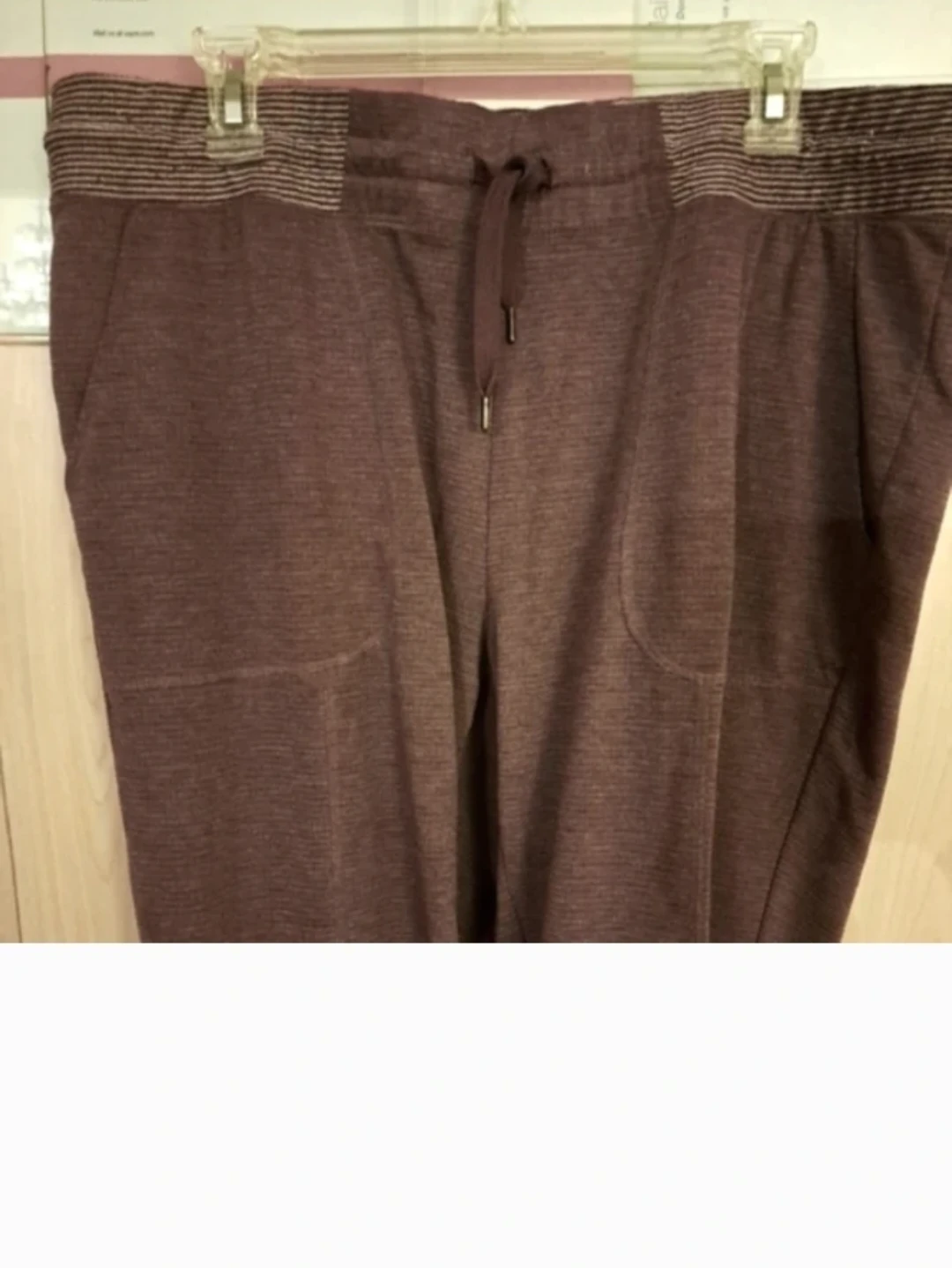 2 PAIR SWEATPANTS NEW PURPLE, L, PANTS POCKETS - photo 4