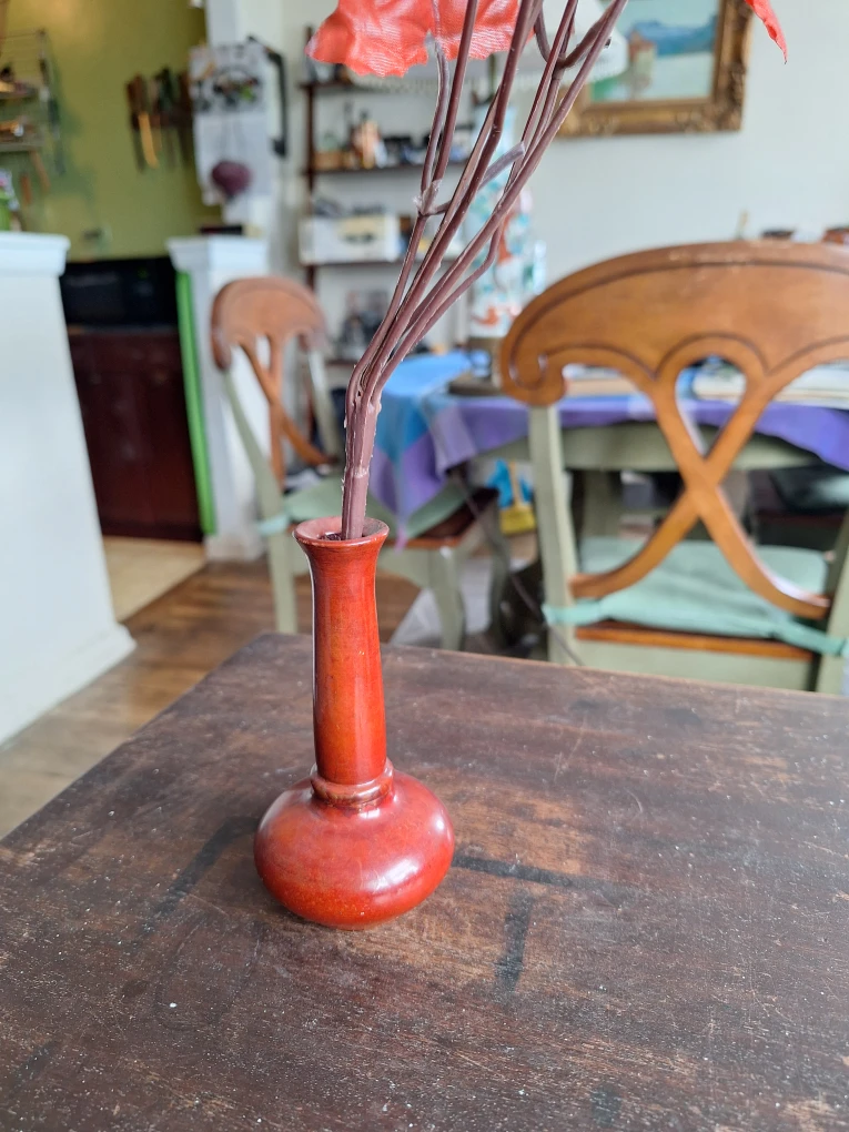 California Red Wood Burl w autumn arrangement - photo 2
