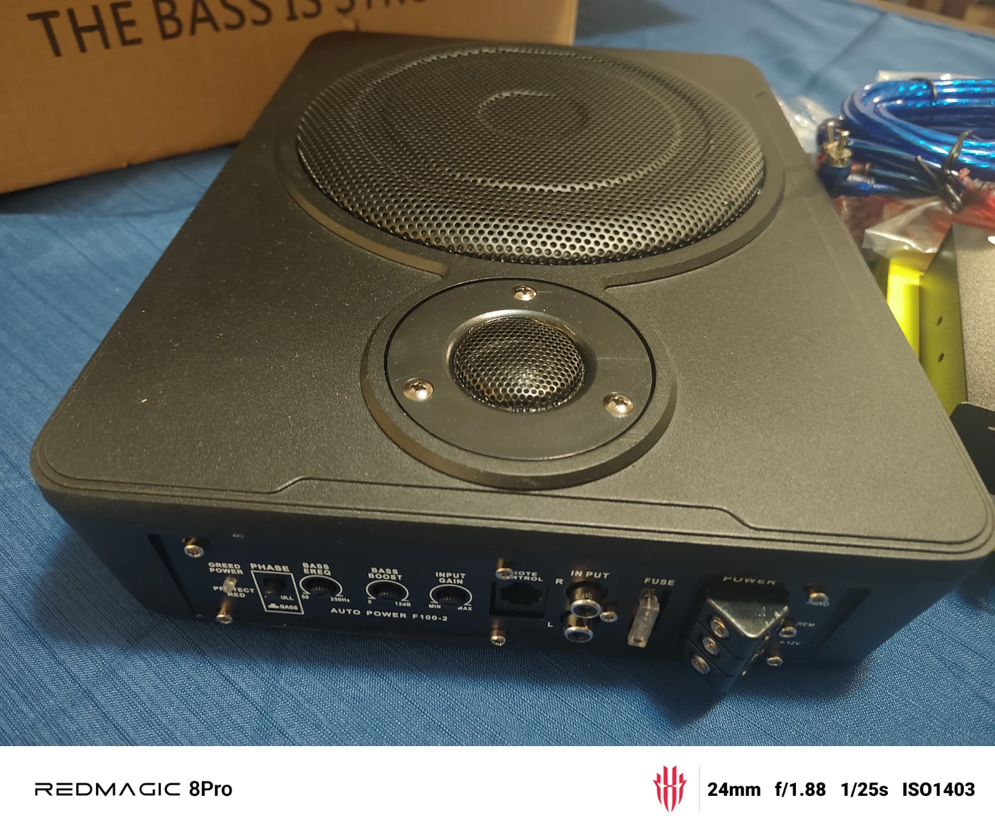 7 Band Parametric Equalizer , Auto Power F100-2 Subwoofer - photo 4