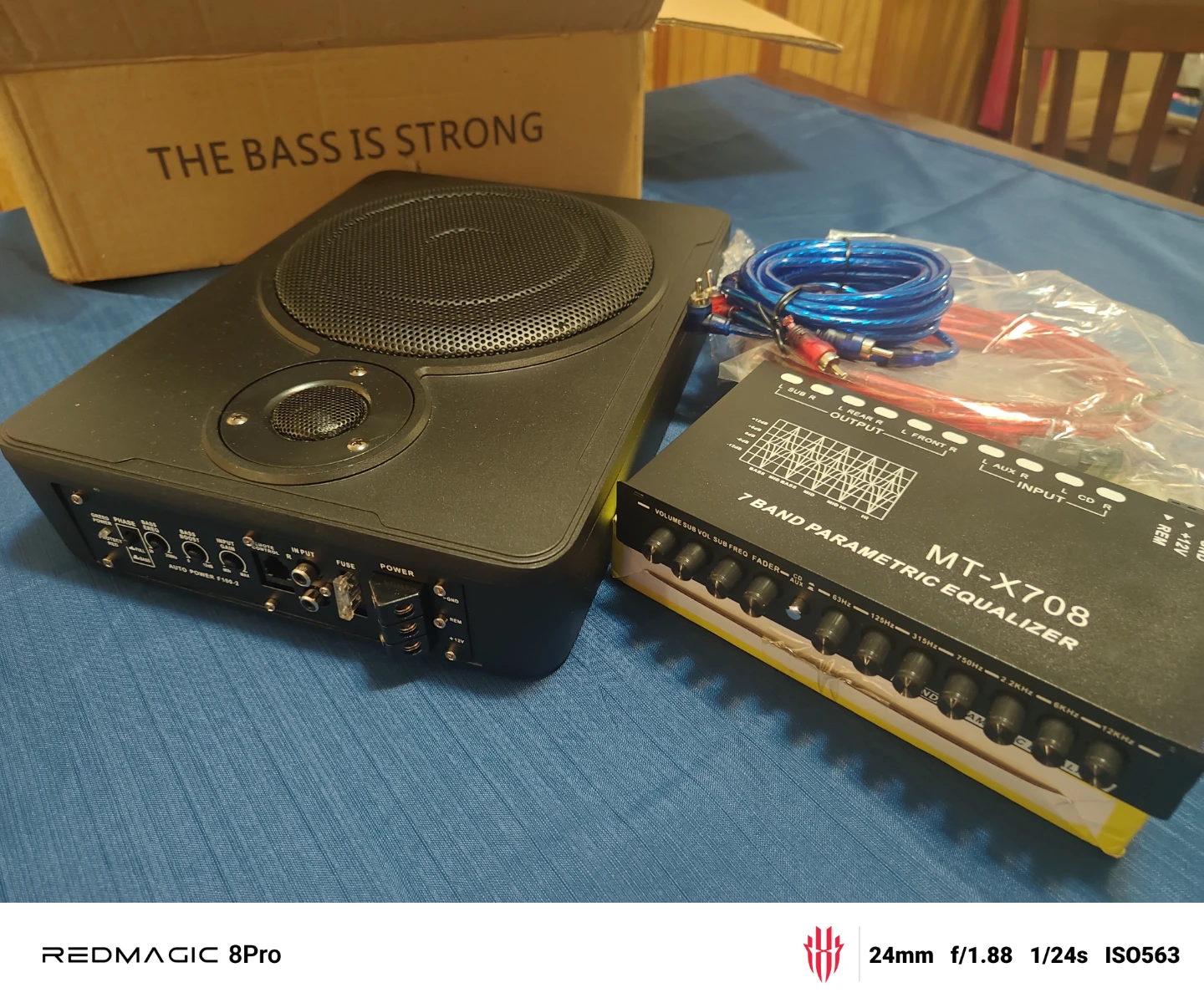 7 Band Parametric Equalizer , Auto Power F100-2 Subwoofer - photo 5