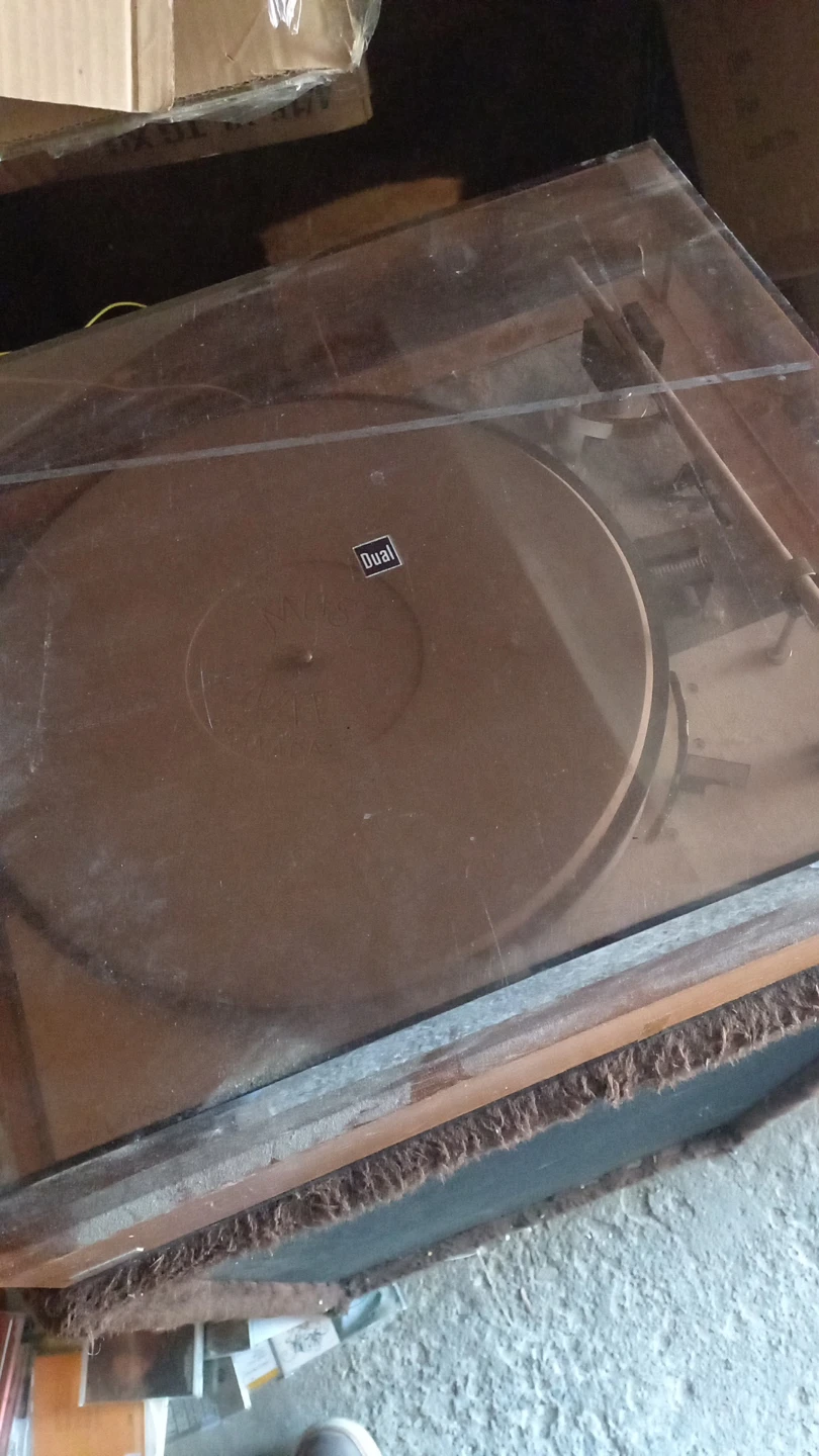 Dual Turntable Record Player