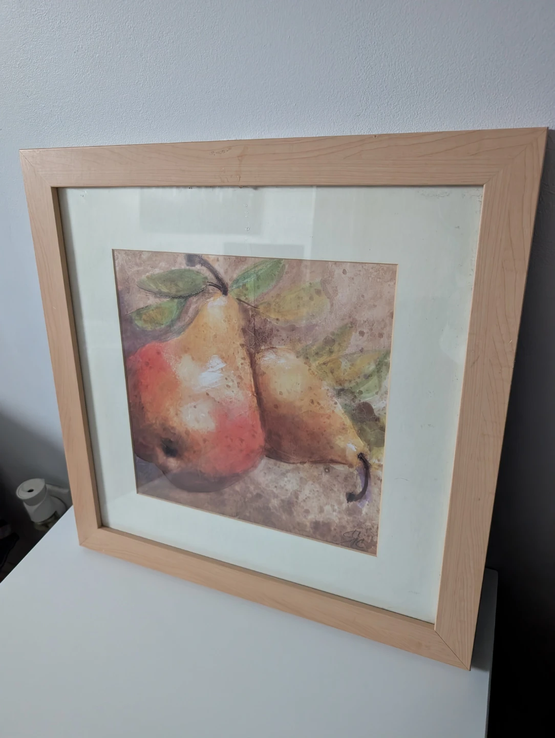Framed Pear Artwork - photo 2