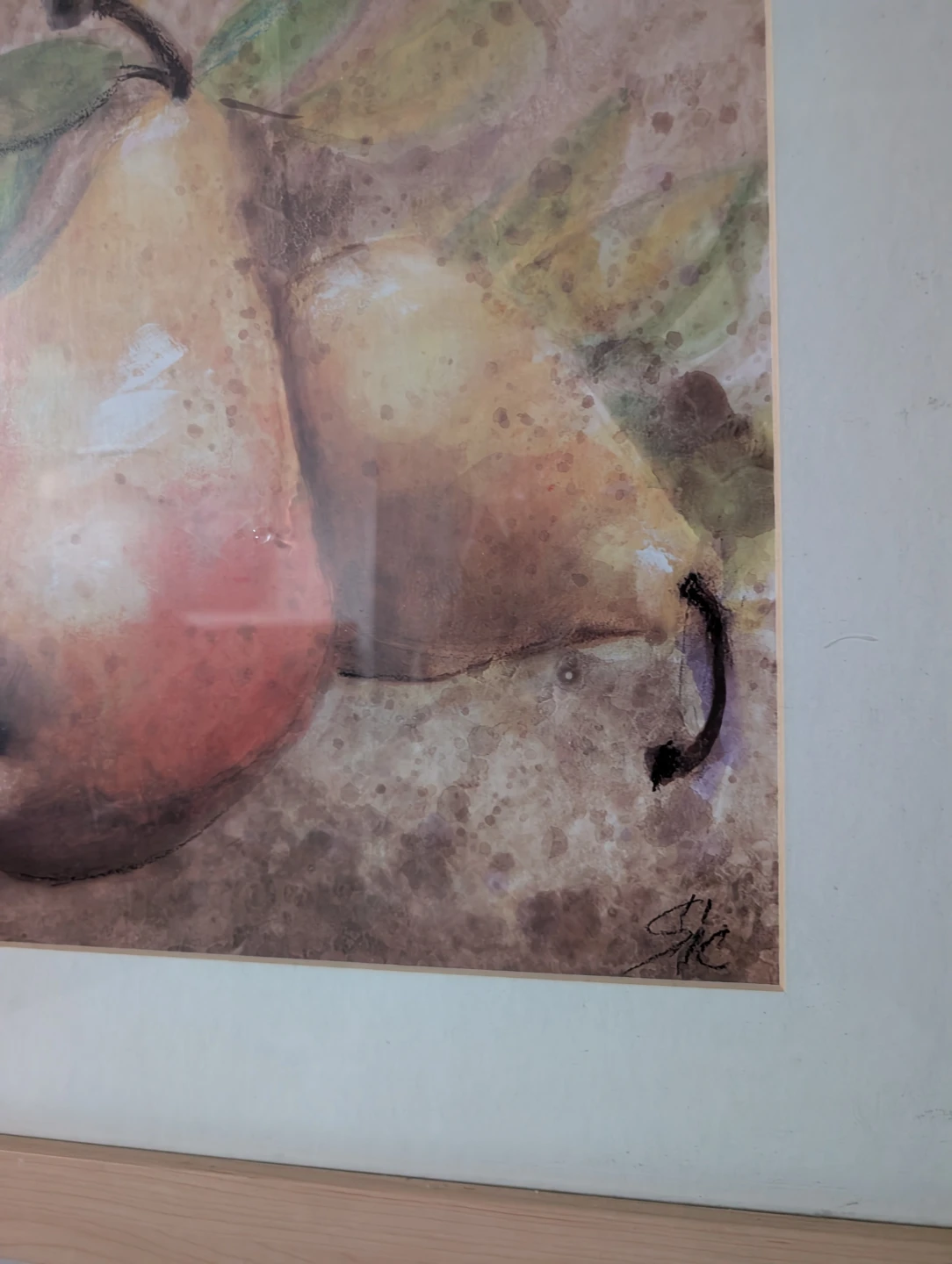 Framed Pear Artwork - photo 3