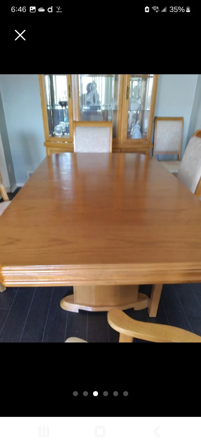 Oak Dining Set - photo 5