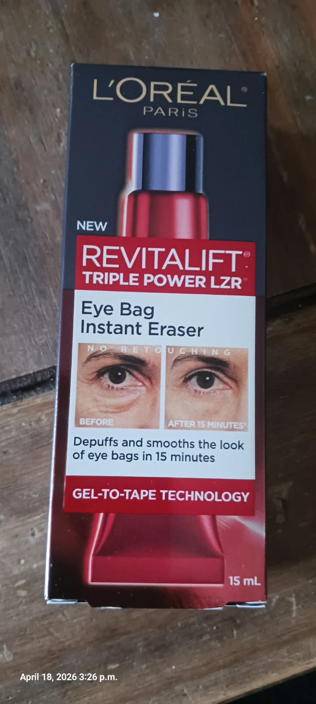 L'Oréal Revitalift Triple Power LZR Eye Bag Instant Eraser