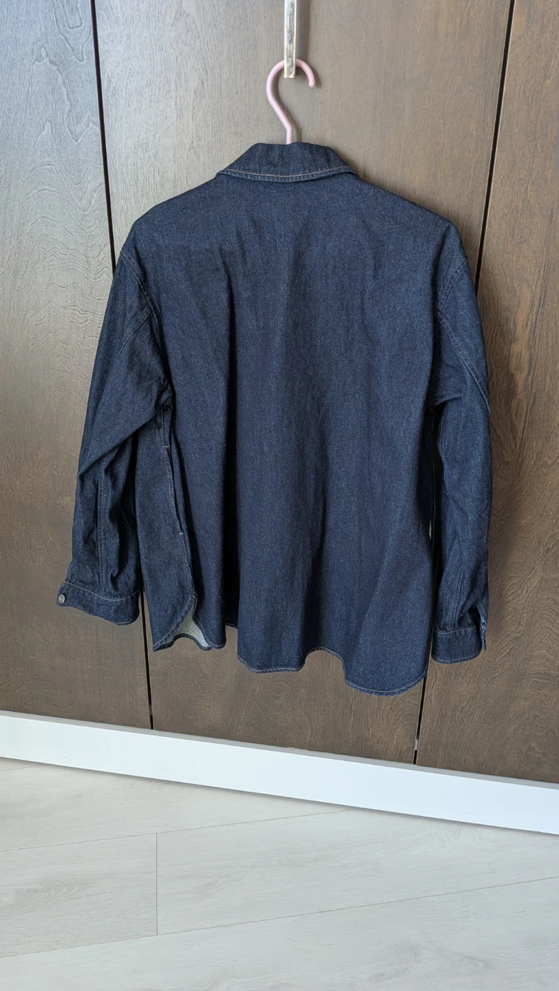 Uniqlo Women's Denim Shirt Jacket - Navy - Size S/P - photo 2