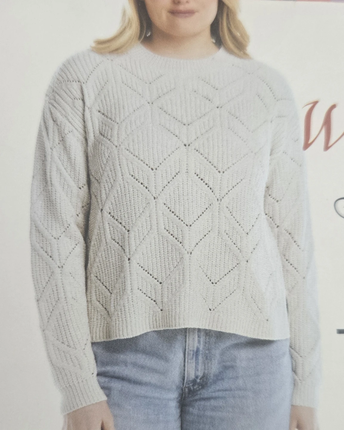 Weatherproof Vintage Chenille Crew Sweater