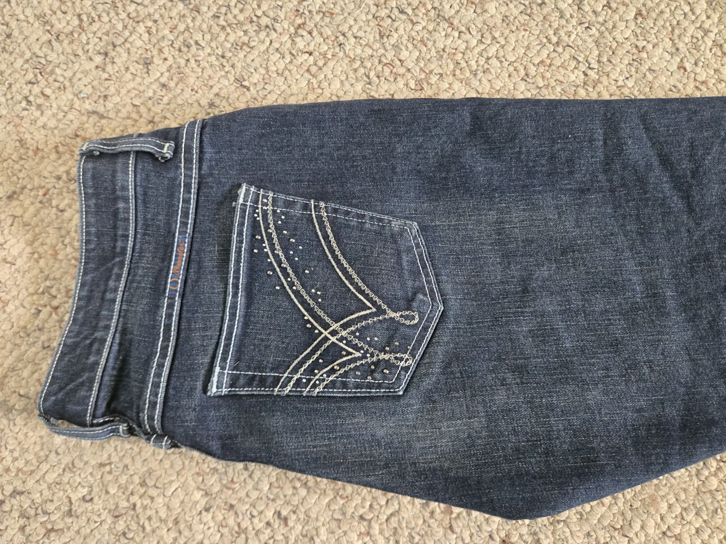 Wrangler Q baby Ultimate Riding Jeans- Women's 9/10 x 34