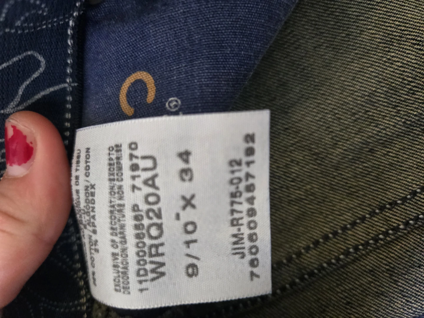 Wrangler Q baby Ultimate Riding Jeans- Women's 9/10 x 34 - photo 2