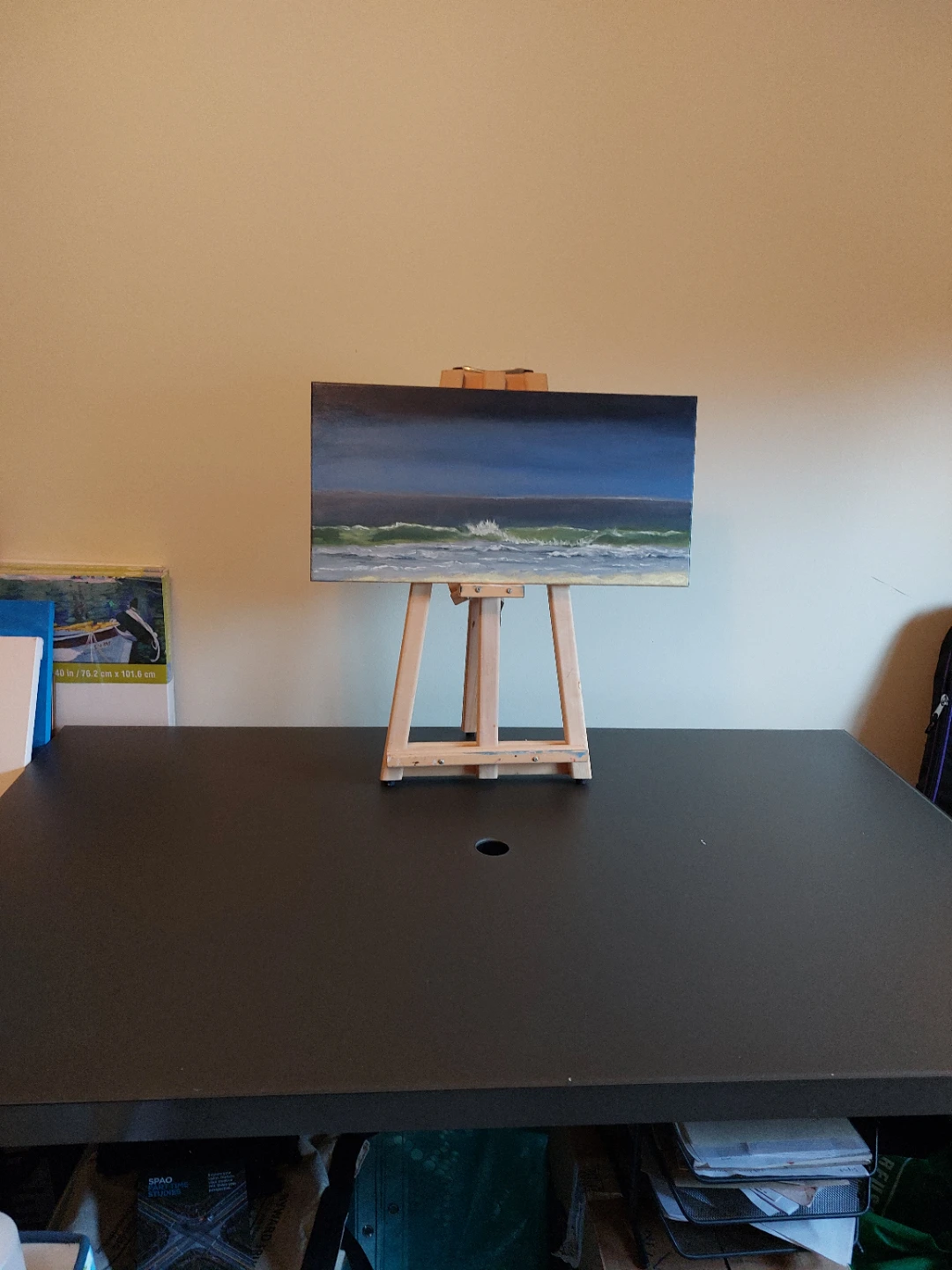 Dark Grey Deck Table with Center Hole - photo 3