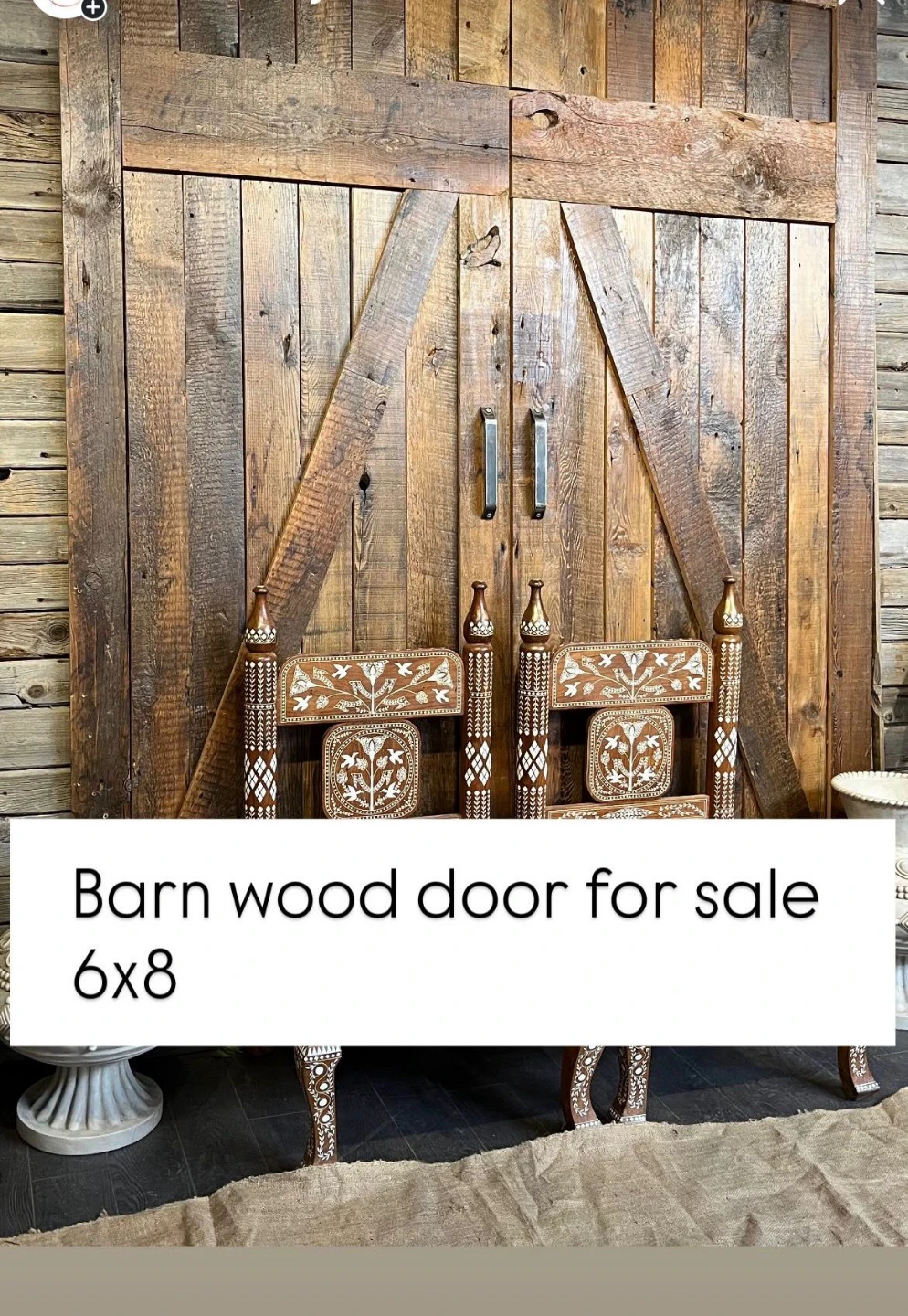 Barn wood doors 6x8