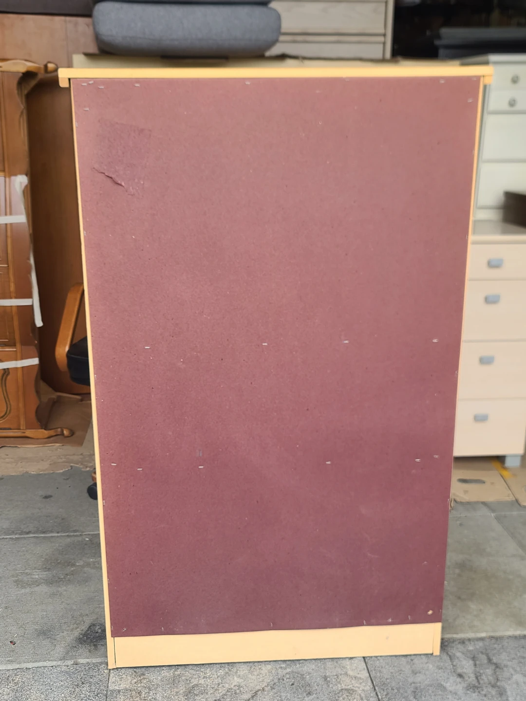 Light Wood Armoire with Drawers - photo 4