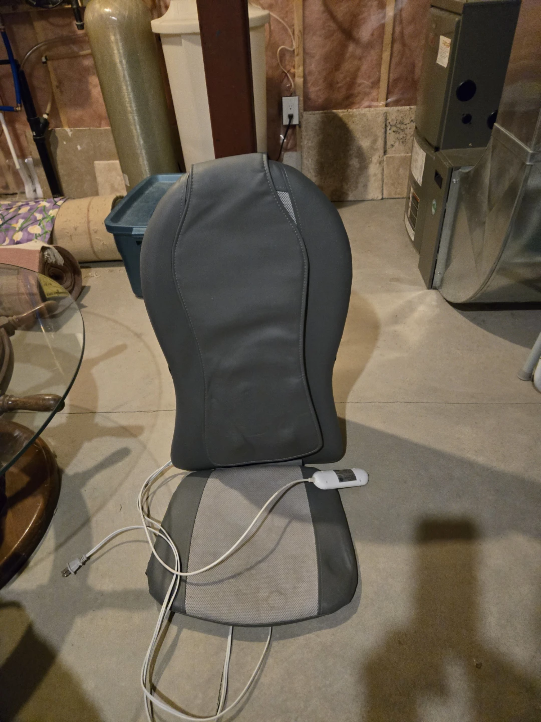 Grey Shiatsu Massage Seat Cushion - photo 2