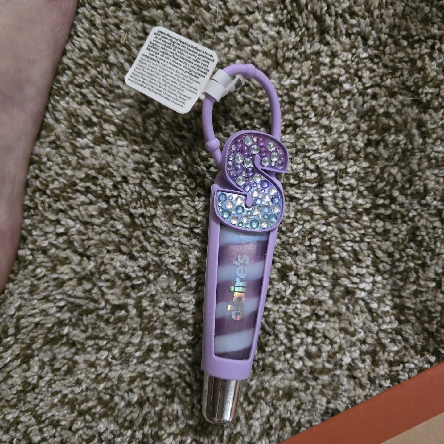 Claire's Lip Gloss with Keychain