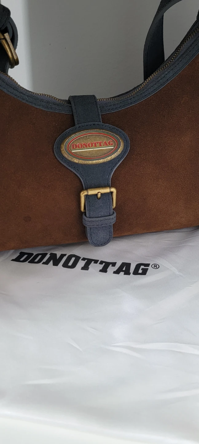 🌱 DONOTTAG Suede Hobo Handbag - photo 3