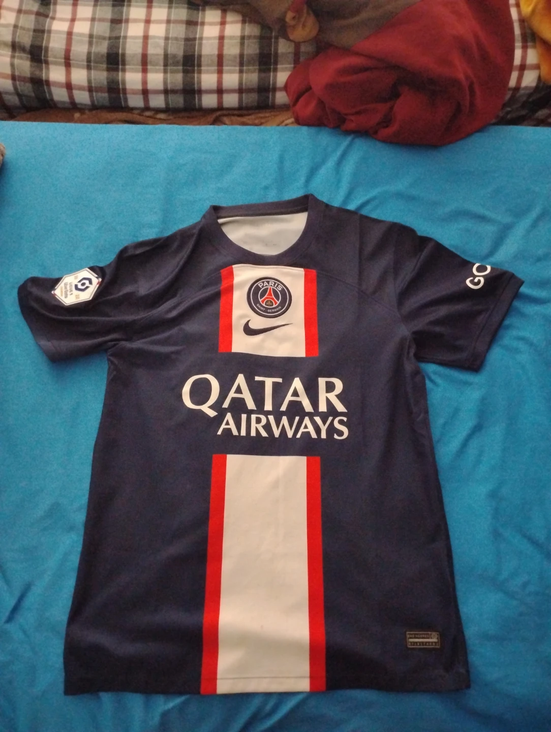Paris Saint-Germain Nike Ligue 1 Champion Jersey 2021-2022
