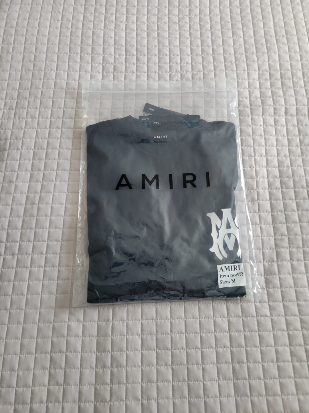 AMIRI Black T-Shirt with Logo