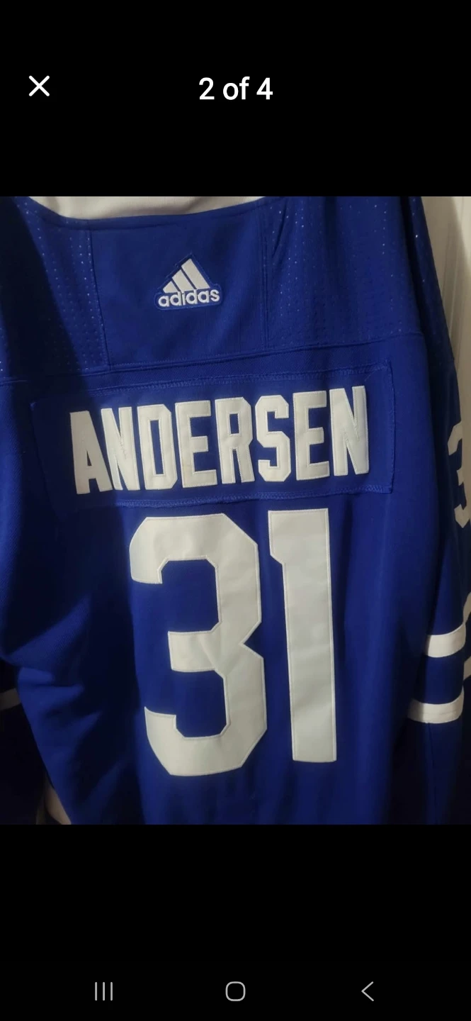 Adidas Andersen #31 Hockey Jersey