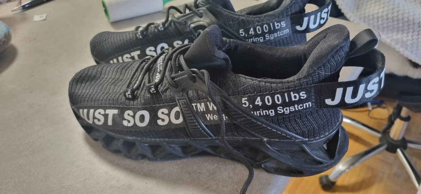 Black "JUST SO SO" Sneakers - photo 2