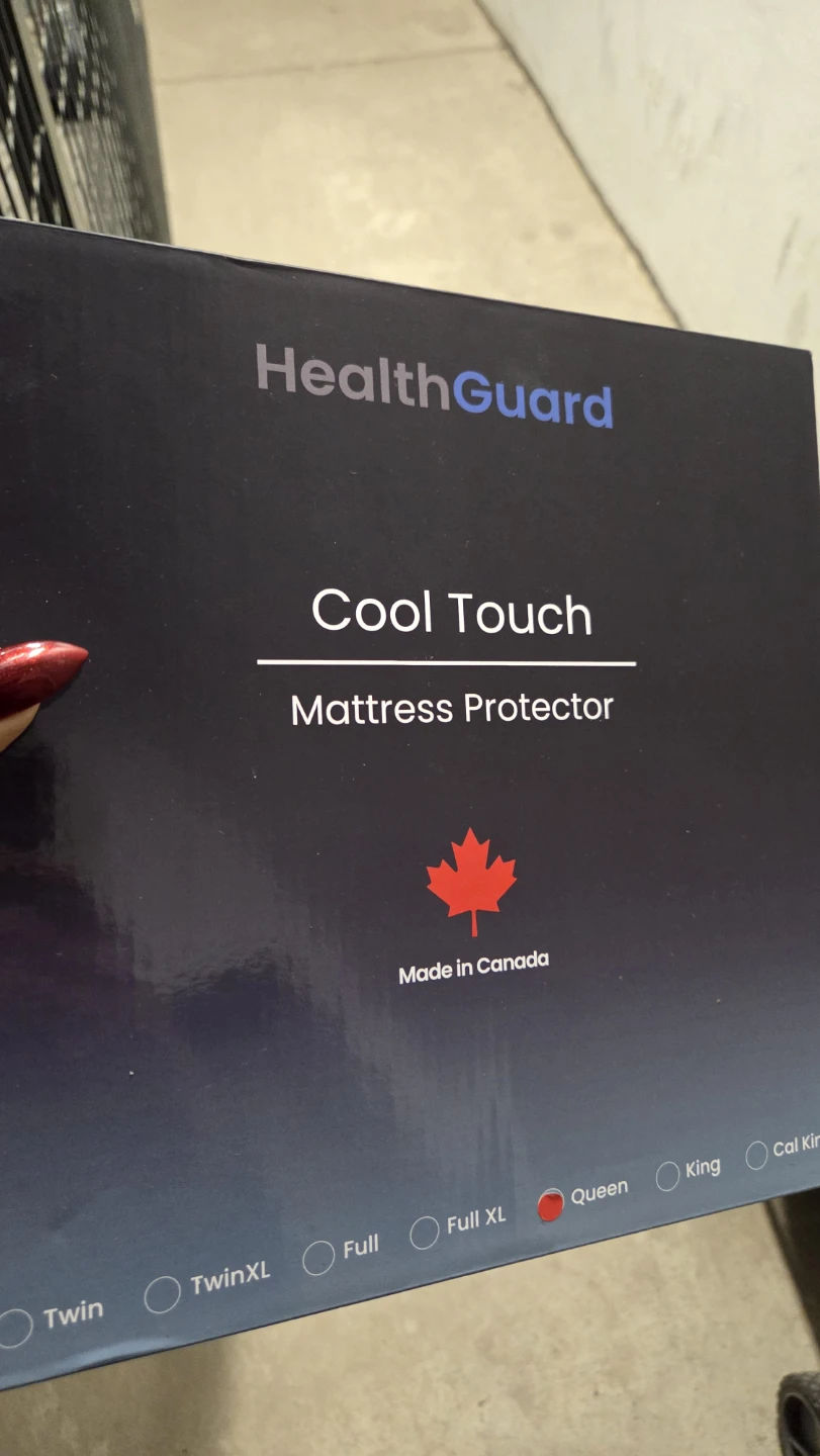 HealthGuard Cool Touch Mattress Protector - Queen