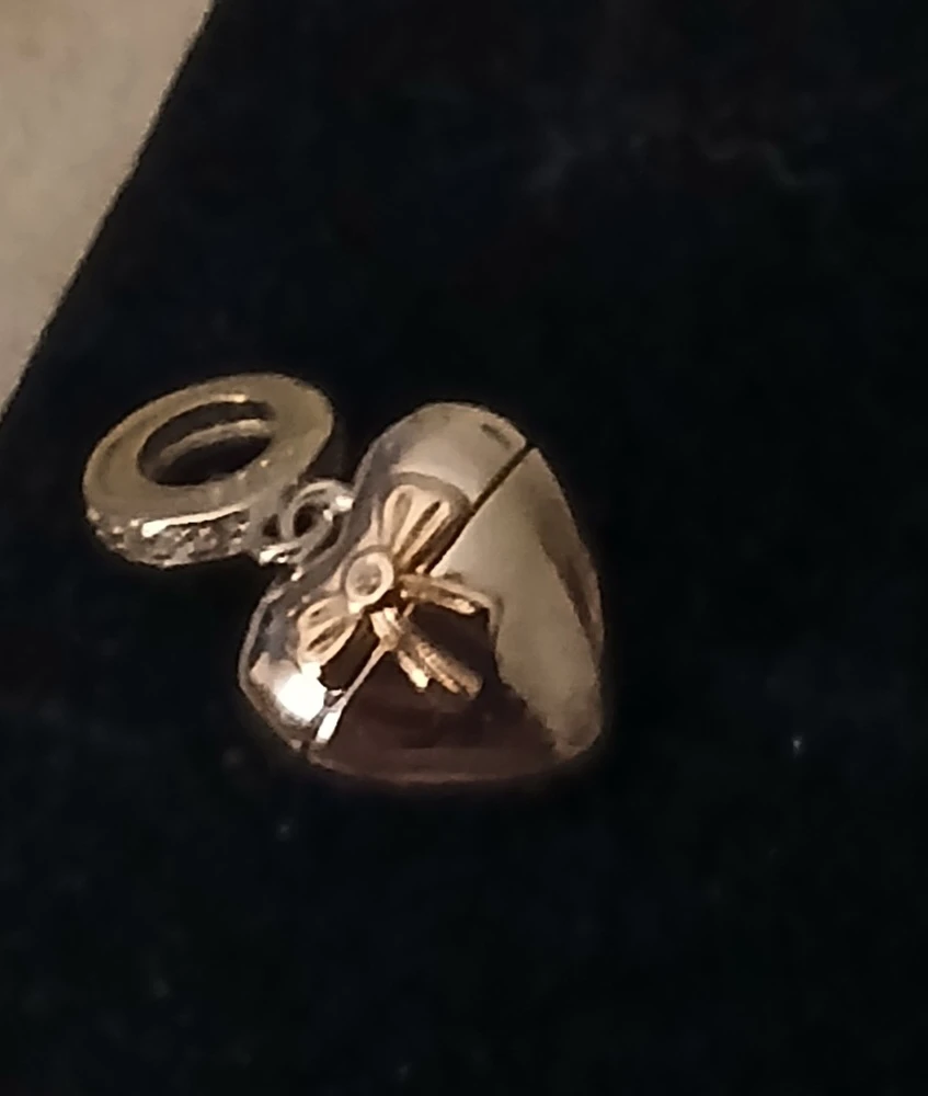 STERLING HEART Charm and spacer - photo 3